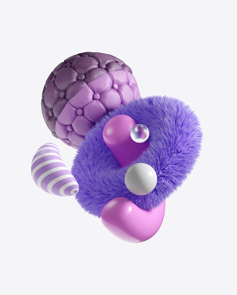Abstract Purple Set PNG