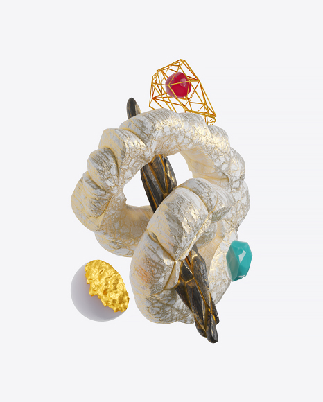 Abstract Set with Stones PNG