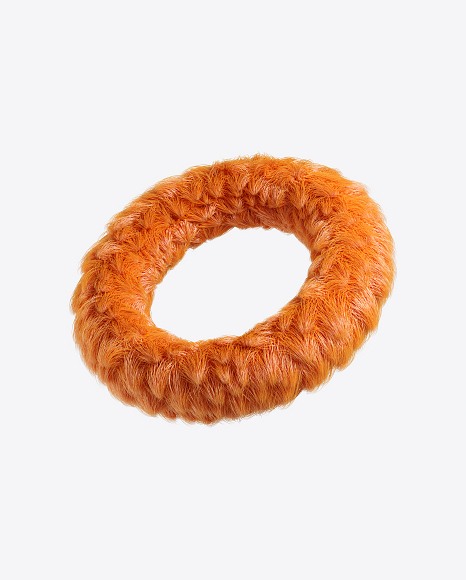 Orange Fur Torus PNG