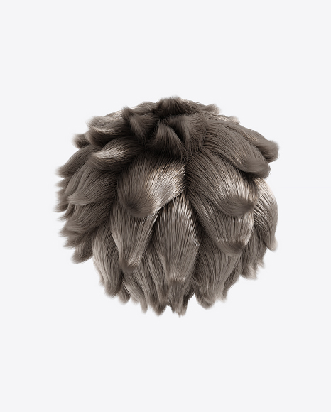 Brown Fur Sphere PNG