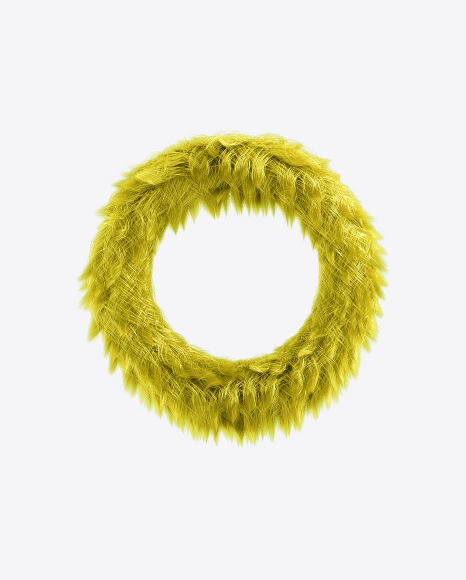 Green Fur Torus PNG
