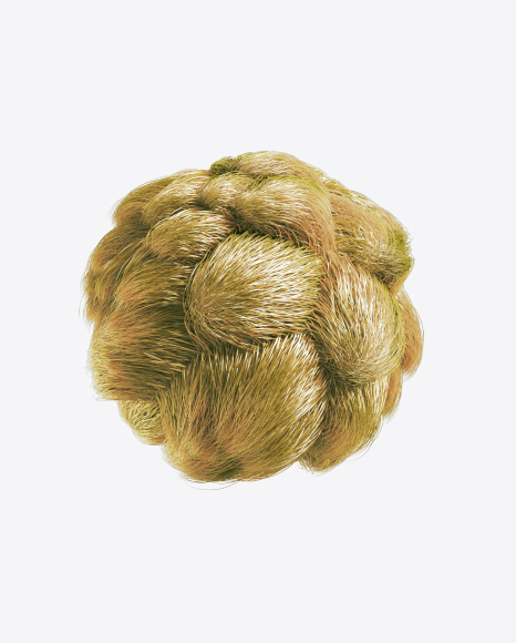 Brown Fur Sphere PNG