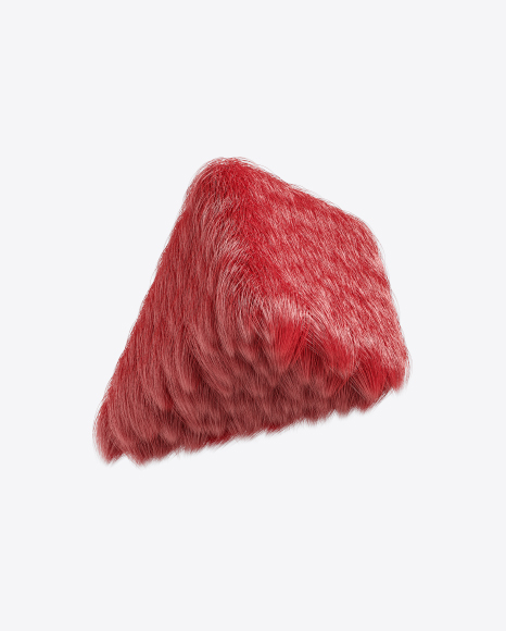 Red Fur Pyramid PNG