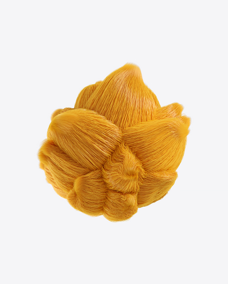 Yellow Fur Shape PNG