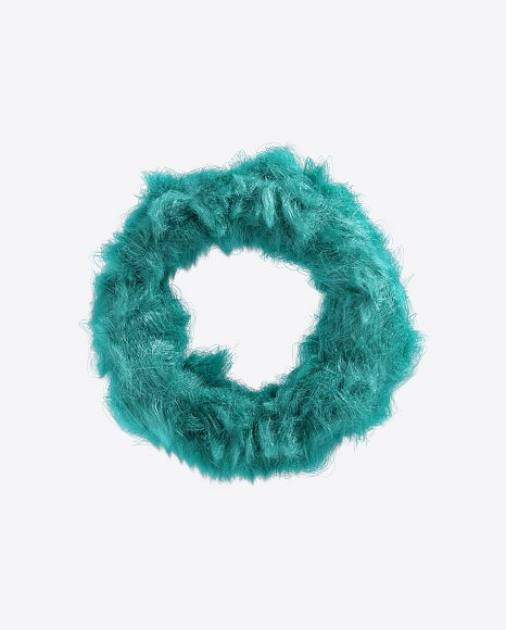 Blue Fur Torus PNG