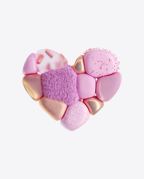 Abstract Heart Shape PNG