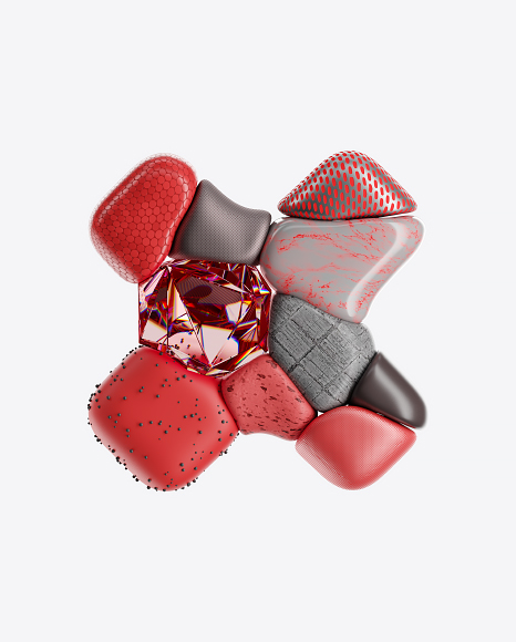 Abstract Cross Shape PNG