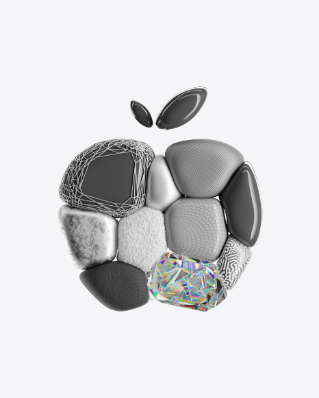 Abstract Apple Shape PNG