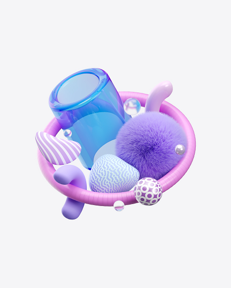 Abstract Purple Set PNG