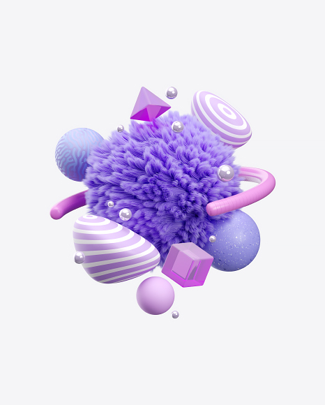 Abstract Purple Set PNG