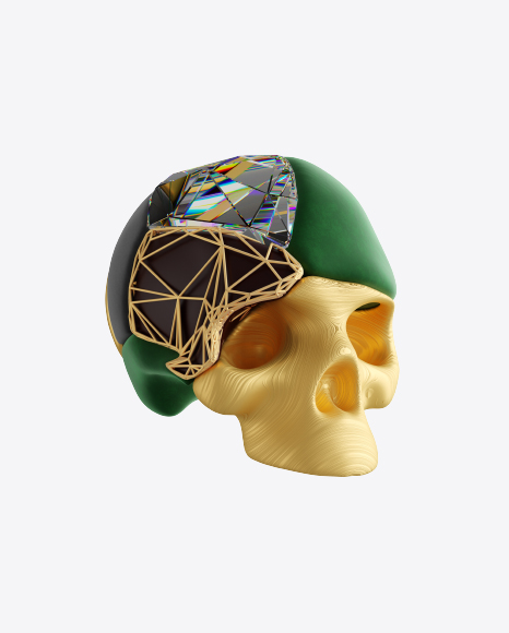 Abstract Skull PNG