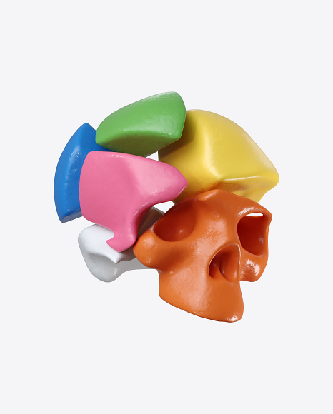 Abstract Skull PNG