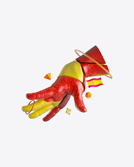 Abstract Hand PNG
