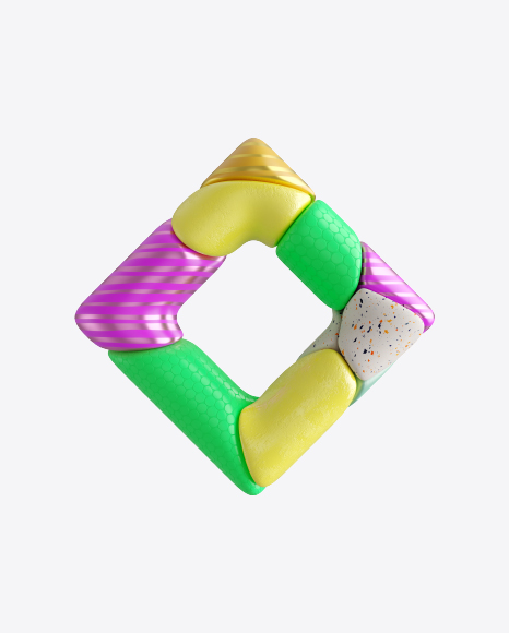 Abstract Square Shape PNG