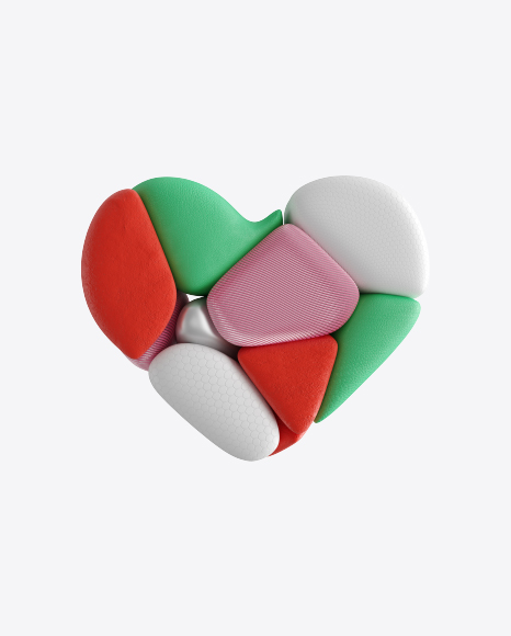 Abstract Heart Shape PNG