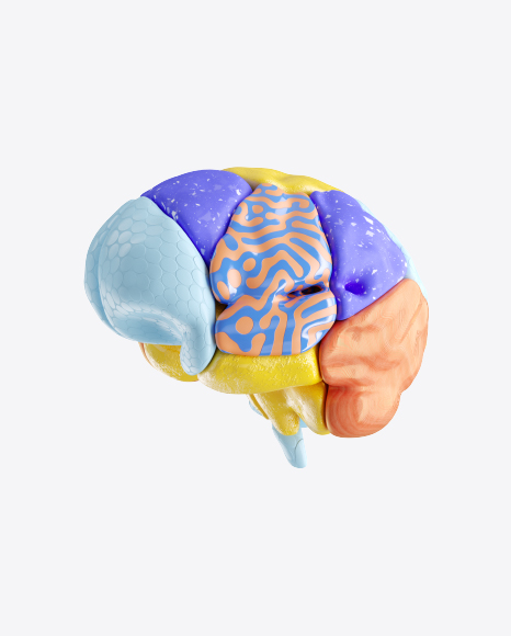 Abstract Brain PNG