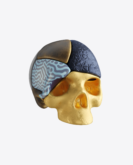 Abstract Skull PNG