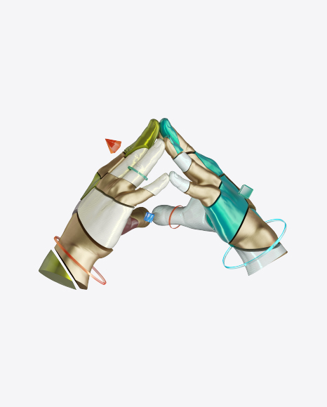 Abstract Hands PNG