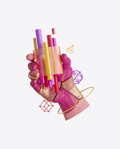 Abstract Hand PNG