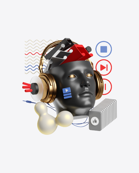 Abstract Cyber Set PNG