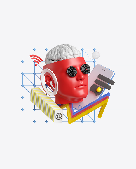 Abstract Cyber Set PNG