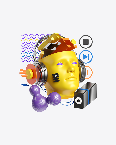 Abstract Cyber Set PNG