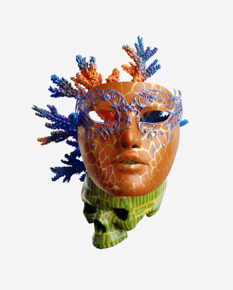 Abstract Set w/ Mask PNG