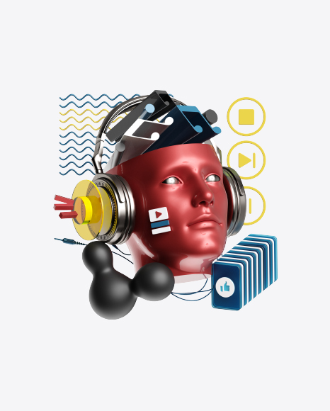 Abstract Cyber Set PNG