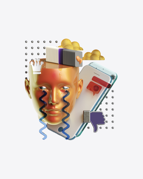 Abstract Cyber Set PNG