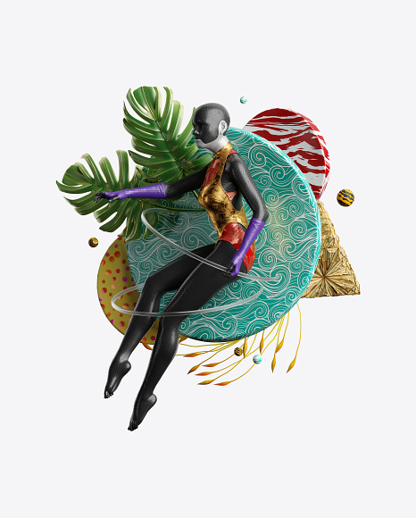 Abstract Female Body PNG