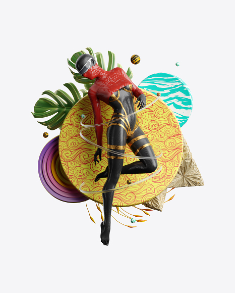 Abstract Female Body PNG