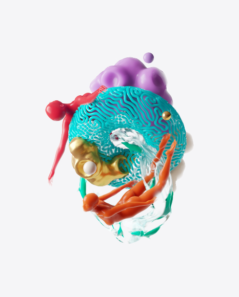 Abstract Ocean Set PNG