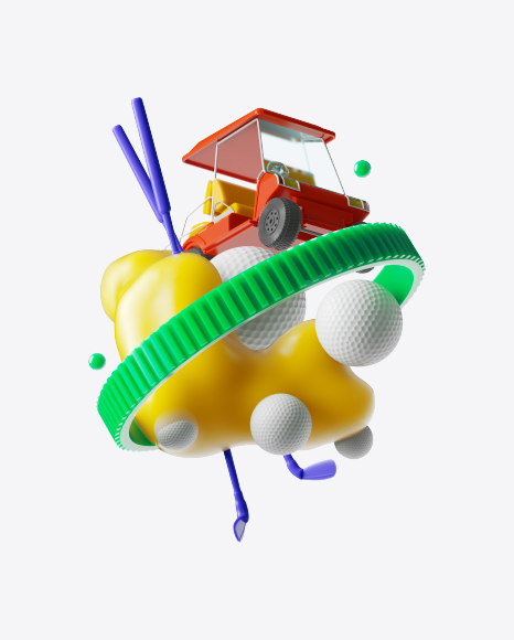 Abstract Golf Set
