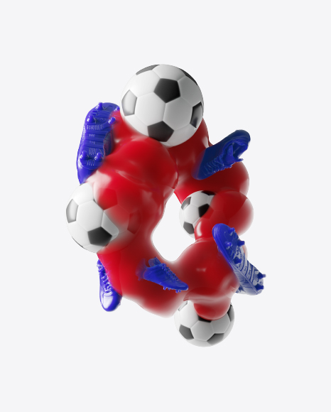 Abstract Football Set