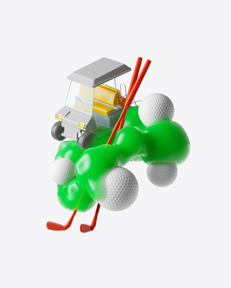 Abstract Golf Set