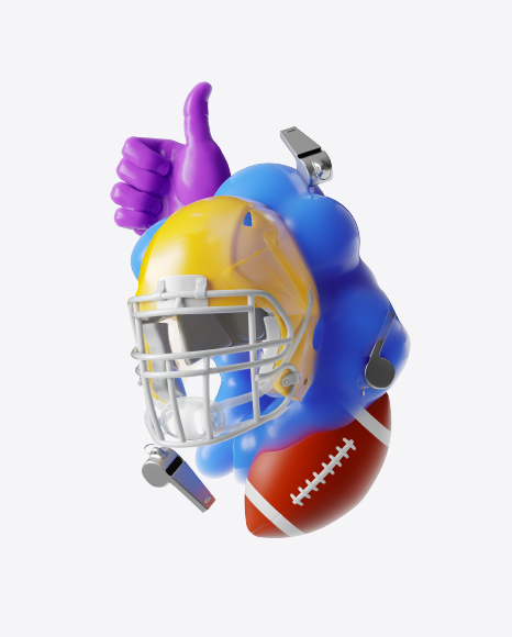 Abstract Football Set