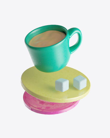 Abstract Cafe Set PNG