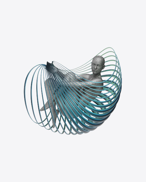 Abstract Set with Female Body PNG