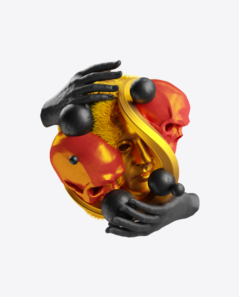 Abstract Faces Set