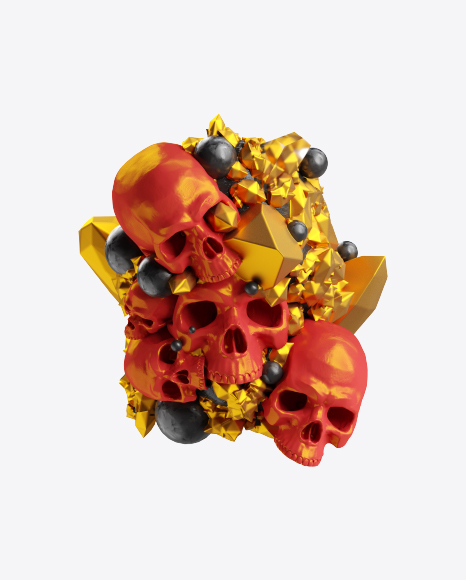 Abstract Skull Set