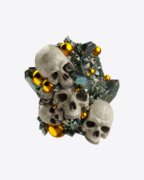 Abstract Skull Set