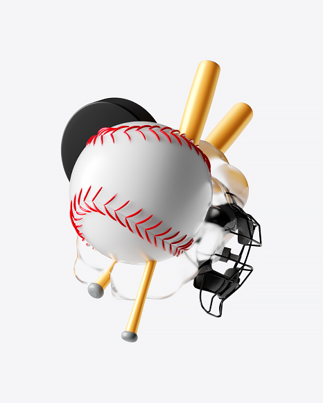 Abstract Baseball Set