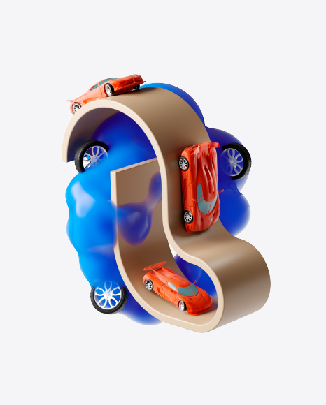 Abstract Car Set PNG