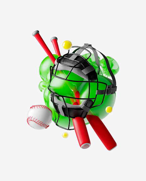Abstract Baseball Set