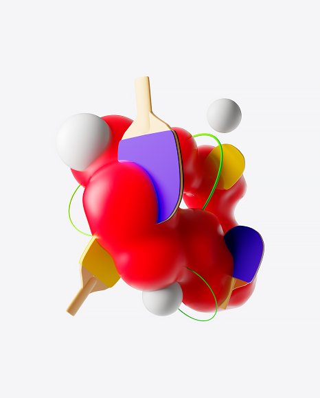 Abstract Ping Pong Set