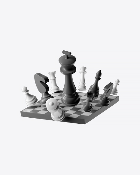 Abstract Chess Set