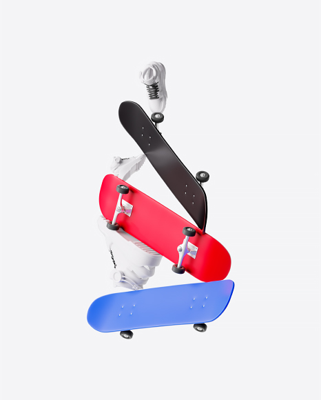 Abstract Skateboard Set