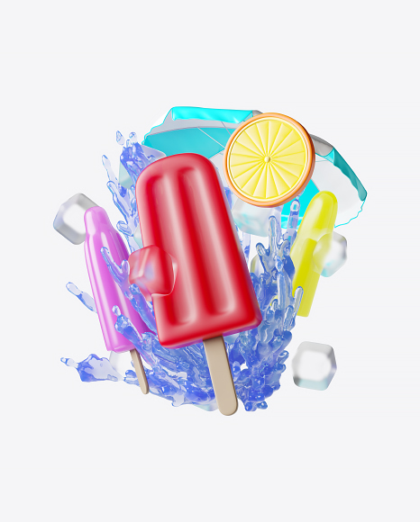 Abstract Ice Cream Set