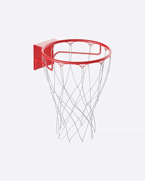 Stylized Basketball Basket