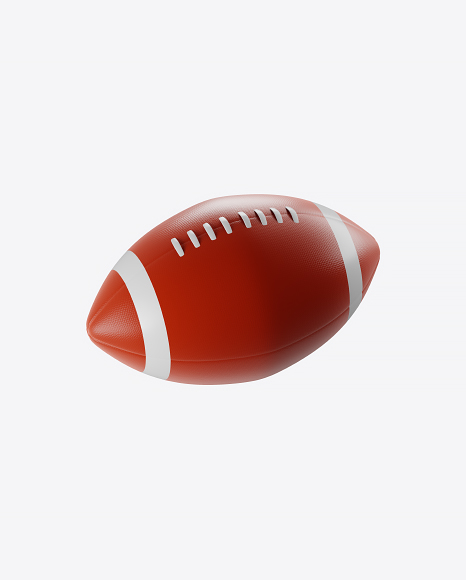 Stylized Rugby Ball